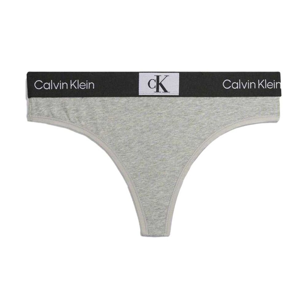 Calvin Klein Womens/Ladies Natural Cotton Thong / Grey Heather Heather